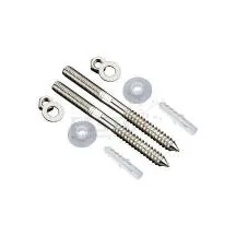 Rack bolts with washers